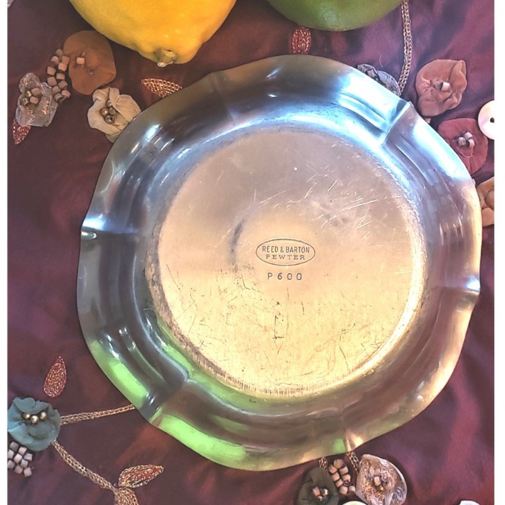 Vintage Pewter Candy/Nut Dish - Picture 6 of 9